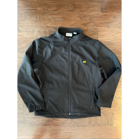Men’s XL Black Zip Up Master’s Golf Jacket - Picture 1 of 6